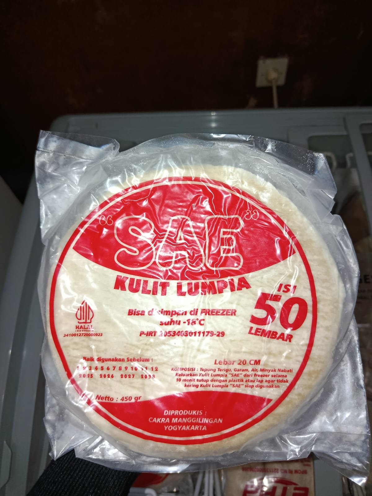 Kulit Lumpia SAE isi 50