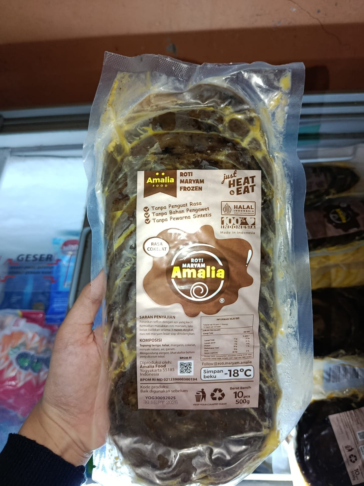 Roti Maryam Cokelat